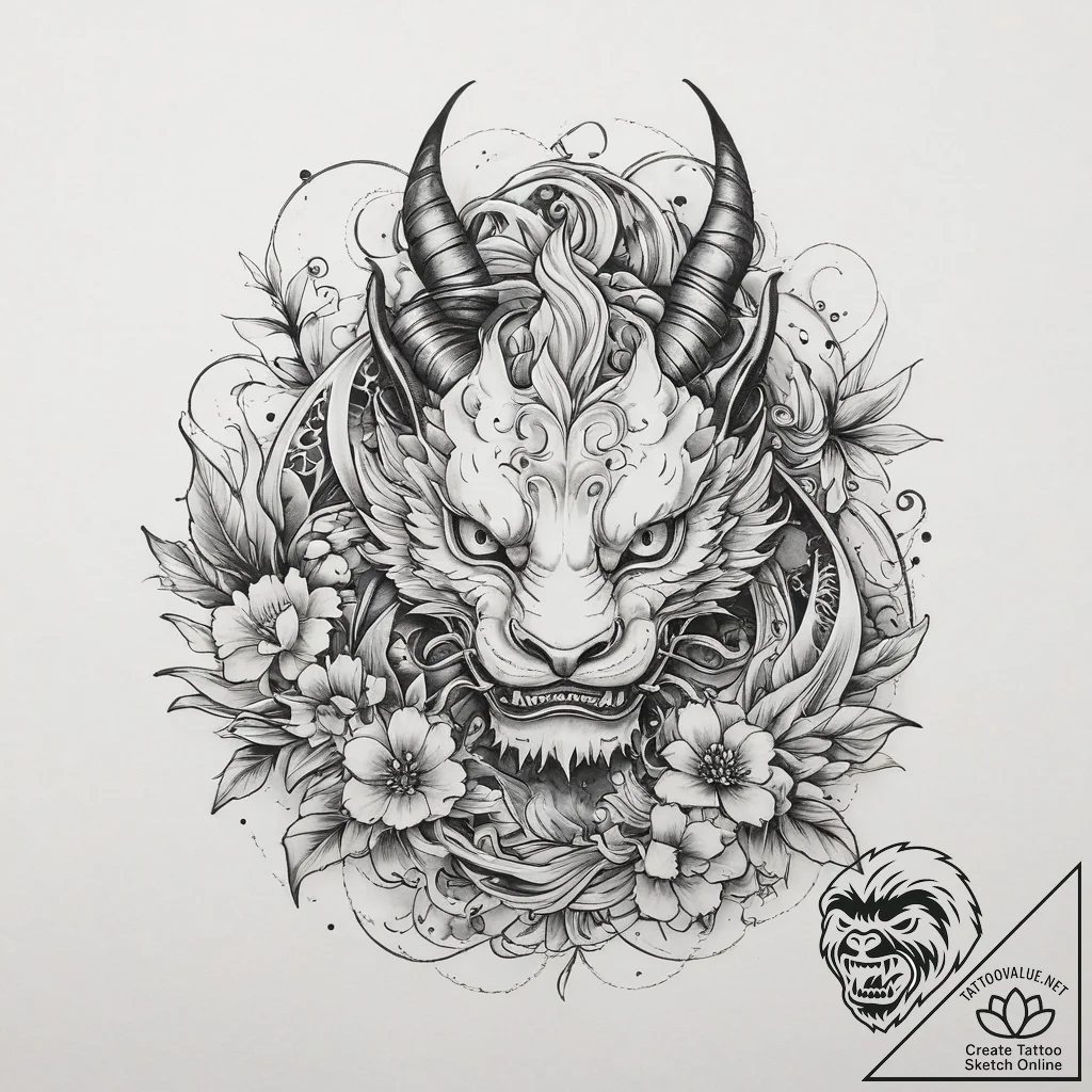 Tattoo sketch flower crown tattoo, artistic t... - tattoo sketch (№1759755687_0, 06.10.2025 13:01) — tattoovalue.net