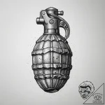 Tattoo sketch grenade tattoo, artistic tattoo… – tattoo sketch (№1759756343_0, 06.10.2025 13:12) — tattoovalue.net