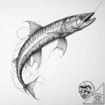 Tattoo sketch oarfish – tattoo sketch (№1759758514_0, 06.10.2025 13:48) — tattoovalue.net
