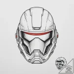 Tattoo sketch geek sci-fi helmet, tattoo flas… – tattoo sketch (№1759763522_0, 06.10.2025 15:12) — tattoovalue.net