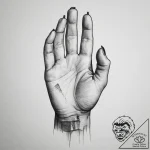 Tattoo sketch hands with a paper, tattoo sket… – tattoo sketch (№1759763956_0, 06.10.2025 15:19) — tattoovalue.net
