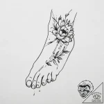 Tattoo sketch foot, tattoo flash sheet design… – tattoo sketch (№1759769604_0, 06.10.2025 16:53) — tattoovalue.net