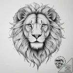 Tattoo sketch узор в виде льва с ветвями, tat… – tattoo sketch (№1759770262_0, 06.10.2025 17:04) — tattoovalue.net