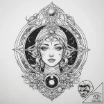 Tattoo sketch cosmic cosmos, concept art for… – tattoo sketch (№1759771787_0, 06.10.2025 17:29) — tattoovalue.net