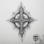Tattoo sketch cosmic creation, tattoo drawing… – tattoo sketch (№1759773307_0, 06.10.2025 17:55) — tattoovalue.net