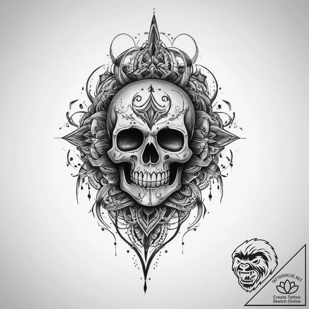 Tattoo sketch needle, tattoo sketch design, b... - tattoo sketch (№1759774832_0, 06.10.2025 18:20) — tattoovalue.net