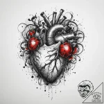 Tattoo sketch heart, artistic tattoo sketch,… – tattoo sketch (№1759777449_0, 06.10.2025 19:04) — tattoovalue.net
