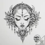 Tattoo sketch small earring tattoo – tattoo sketch (№1759778101_0, 06.10.2025 19:15) — tattoovalue.net