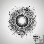 Tattoo sketch cosmic cosmos, tattoo sketch de… – tattoo sketch (№1759778318_0, 06.10.2025 19:18) — tattoovalue.net