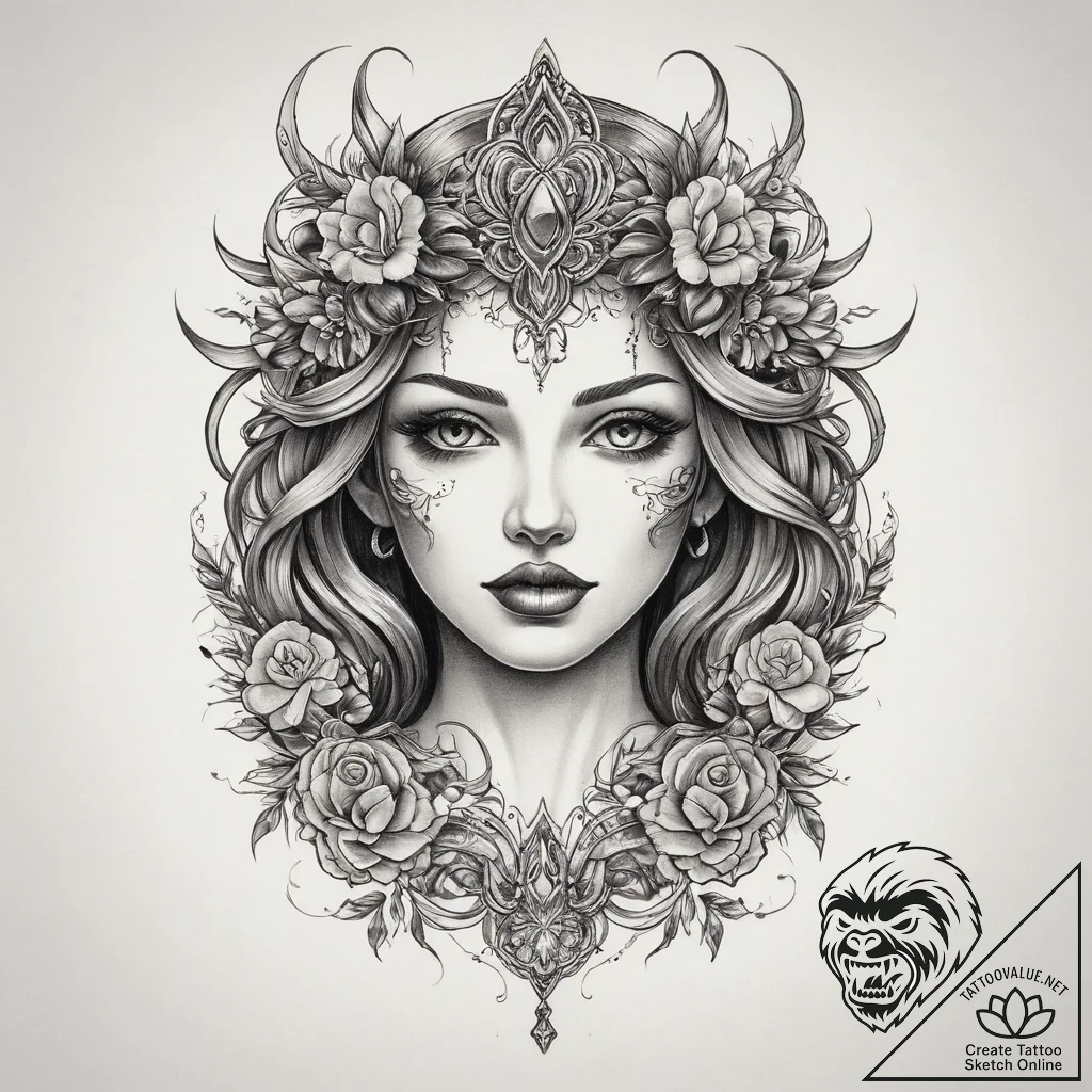 Tattoo sketch steel, concept art for tattoo,... - tattoo sketch (№1759778751_0, 06.10.2025 19:25) — tattoovalue.net
