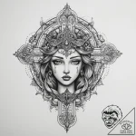 Tattoo sketch goddess tattoo, tattoo flash sh… – tattoo sketch (№1759779411_0, 06.10.2025 19:36) — tattoovalue.net