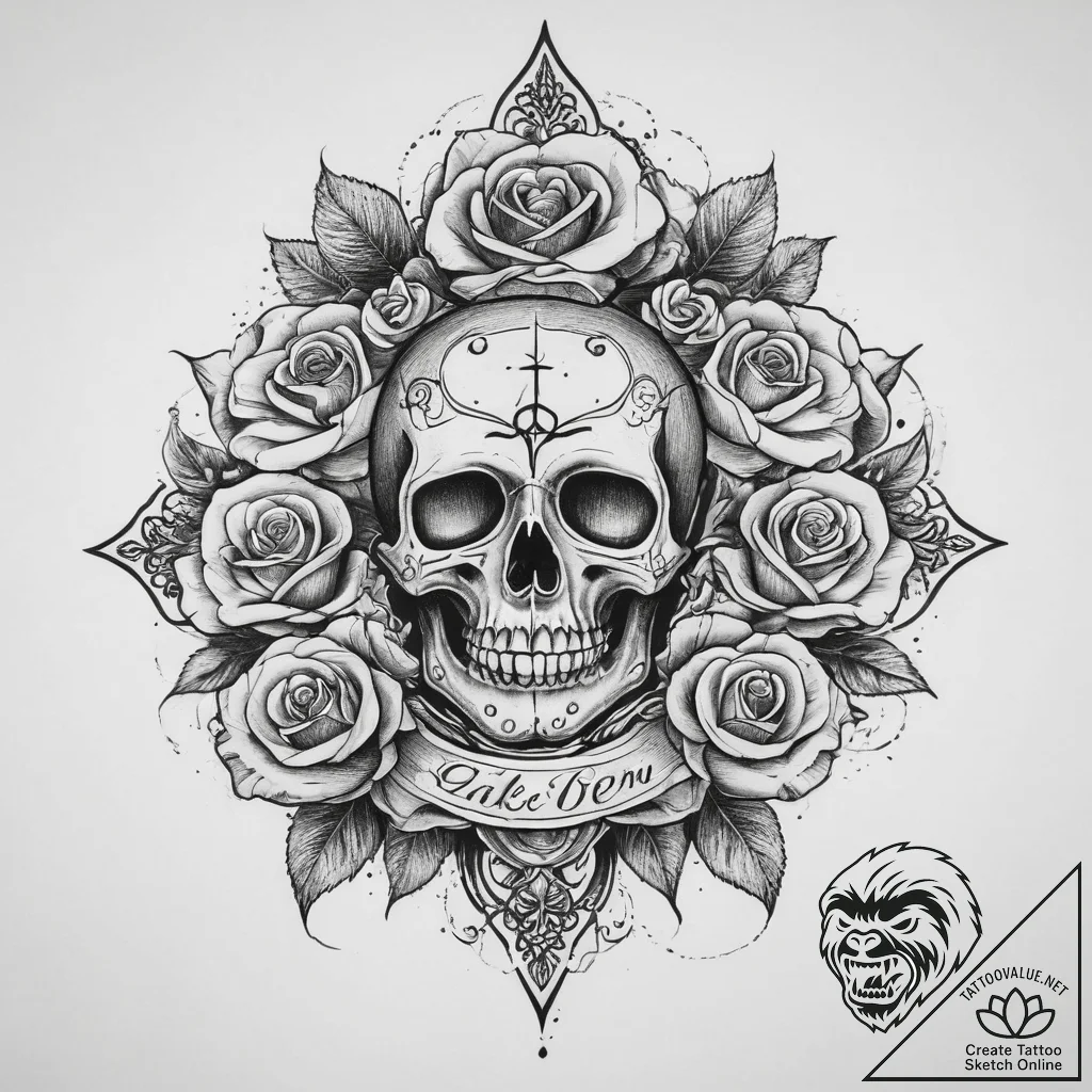 Tattoo sketch element, tattoo sketch design,... - tattoo sketch (№1759782900_0, 06.10.2025 20:35) — tattoovalue.net