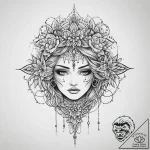 Tattoo sketch dark, concept art for tattoo, o… – tattoo sketch (№1759785507_0, 06.10.2025 21:18) — tattoovalue.net