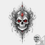 Tattoo sketch fortress, concept art for tatto… – tattoo sketch (№1759785941_0, 06.10.2025 21:25) — tattoovalue.net