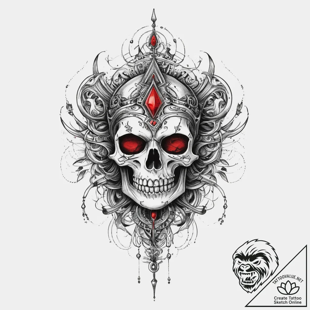 Tattoo sketch fortress, concept art for tatto... - tattoo sketch (№1759785941_0, 06.10.2025 21:25) — tattoovalue.net