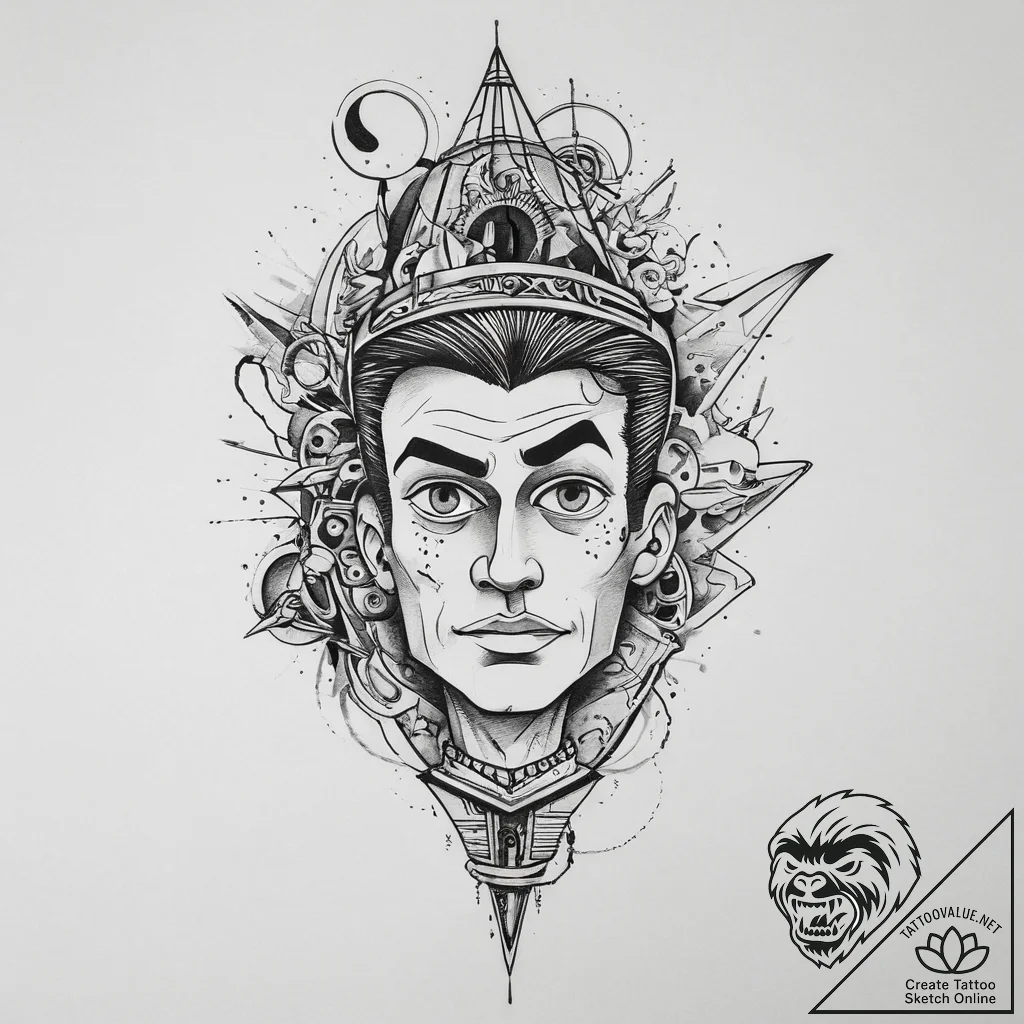 Tattoo sketch the jetsons george jetson, tatt... - tattoo sketch (№1759790313_0, 06.10.2025 22:38) — tattoovalue.net