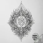 Tattoo sketch hands with a letter, tattoo ske… – tattoo sketch (№1759792711_0, 06.10.2025 23:18) — tattoovalue.net