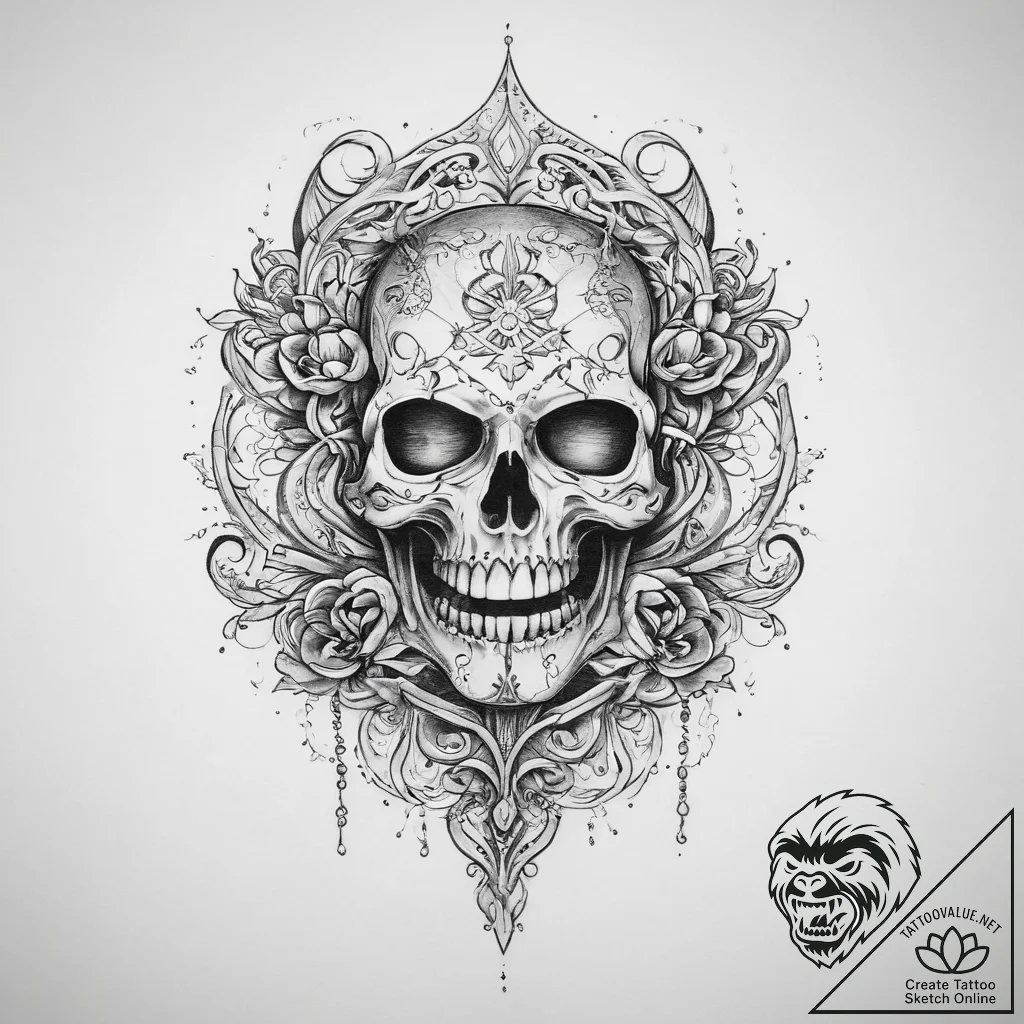 Tattoo sketch riddle - tattoo sketch (№1759793794_0, 06.10.2025 23:36) — tattoovalue.net