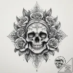 Tattoo sketch amethyst, concept art for tatto… – tattoo sketch (№1759794011_0, 06.10.2025 23:40) — tattoovalue.net