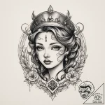 Tattoo sketch nymph tattoo, ink illustration… – tattoo sketch (№1759794444_0, 06.10.2025 23:47) — tattoovalue.net