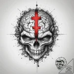 Tattoo sketch brain, tattoo sketch design, sk… – tattoo sketch (№1759795540_0, 07.10.2025 00:05) — tattoovalue.net