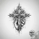 Tattoo sketch hands with a star, concept art… – tattoo sketch (№1759795757_0, 07.10.2025 00:09) — tattoovalue.net