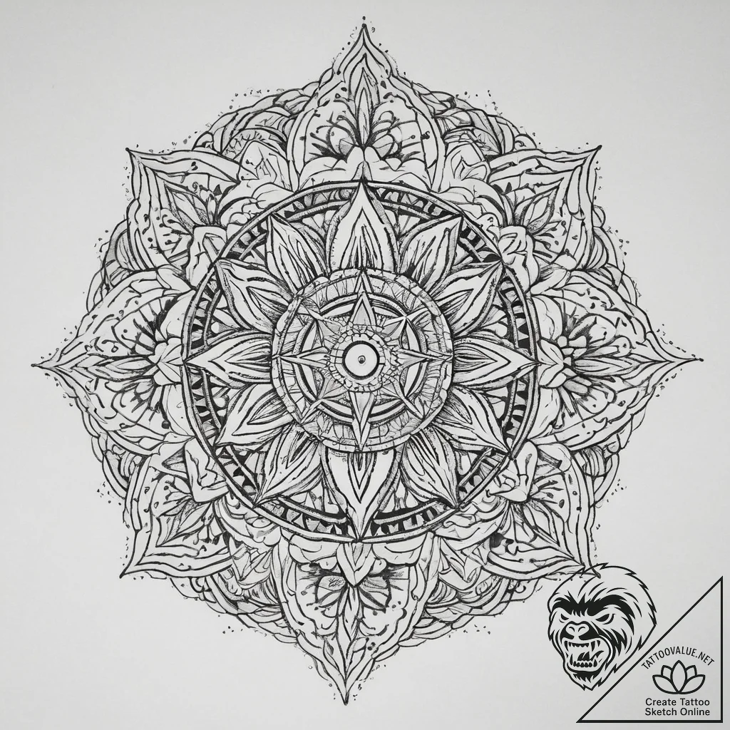 Tattoo sketch dark, tattoo flash sheet design... - tattoo sketch (№1759796406_0, 07.10.2025 00:20) — tattoovalue.net
