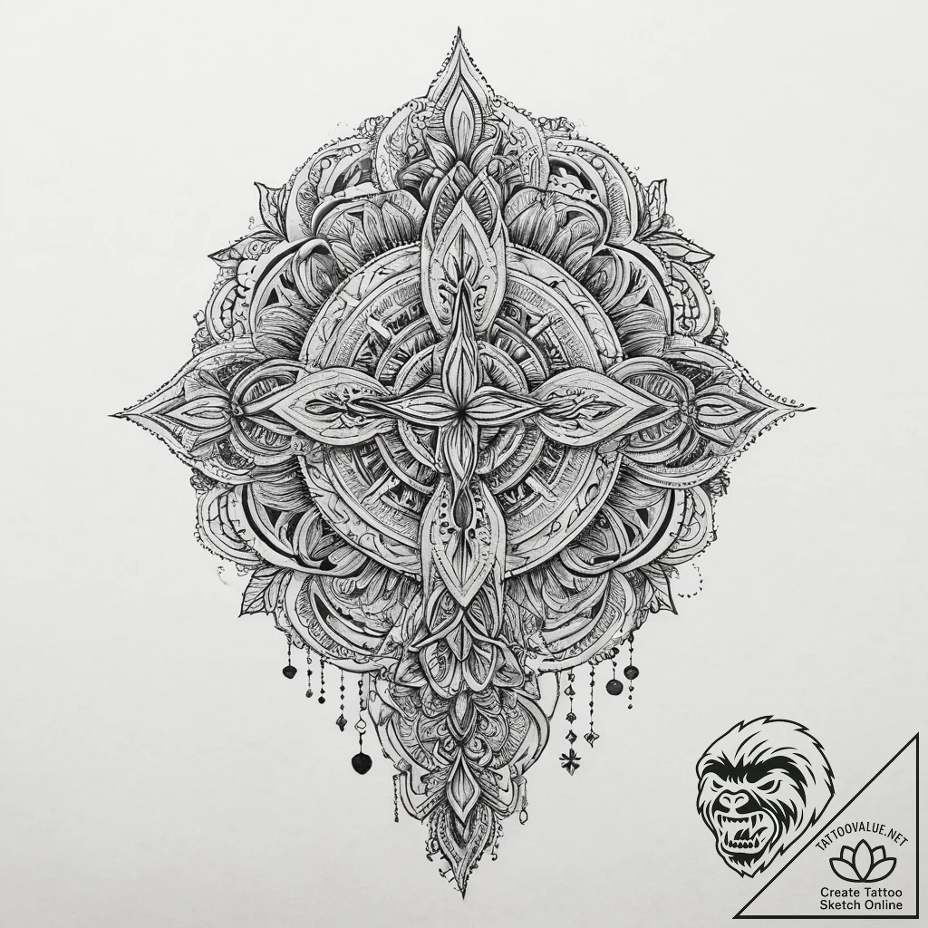 Tattoo sketch cosmic myth, tattoo flash sheet... - tattoo sketch (№1759798788_0, 07.10.2025 00:59) — tattoovalue.net