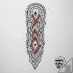 Tattoo sketch braid, tattoo sketch design, bl… – tattoo sketch (№1759799881_0, 07.10.2025 01:18) — tattoovalue.net