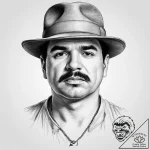 Tattoo sketch joaquin “el chapo” guzman with… – tattoo sketch (№1759803786_0, 07.10.2025 02:23) — tattoovalue.net