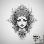 Tattoo sketch spiritual fount, tattoo line ar… – tattoo sketch (№1759805300_0, 07.10.2025 02:48) — tattoovalue.net