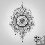 Tattoo sketch череп с шестеренками, tattoo li… – tattoo sketch (№1759807251_0, 07.10.2025 03:20) — tattoovalue.net