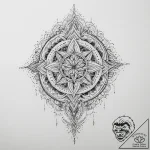 Tattoo sketch cosmic air, ink illustration fo… – tattoo sketch (№1759807685_0, 07.10.2025 03:28) — tattoovalue.net