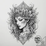 Tattoo sketch dryad tattoo, ink illustration… – tattoo sketch (№1759808118_0, 07.10.2025 03:35) — tattoovalue.net