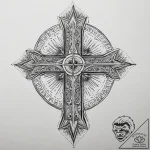 Tattoo sketch holy life, concept art for tatt… – tattoo sketch (№1759808552_0, 07.10.2025 03:42) — tattoovalue.net