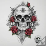 Tattoo sketch cosmic essence, artistic tattoo… – tattoo sketch (№1759808985_0, 07.10.2025 03:49) — tattoovalue.net
