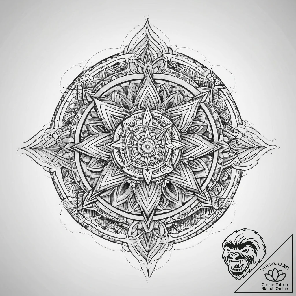 Tattoo sketch divine blade, artistic tattoo s... - tattoo sketch (№1759809204_0, 07.10.2025 03:53) — tattoovalue.net