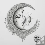 Tattoo sketch moon tattoo, tattoo flash sheet… – tattoo sketch (№1759809422_0, 07.10.2025 03:57) — tattoovalue.net