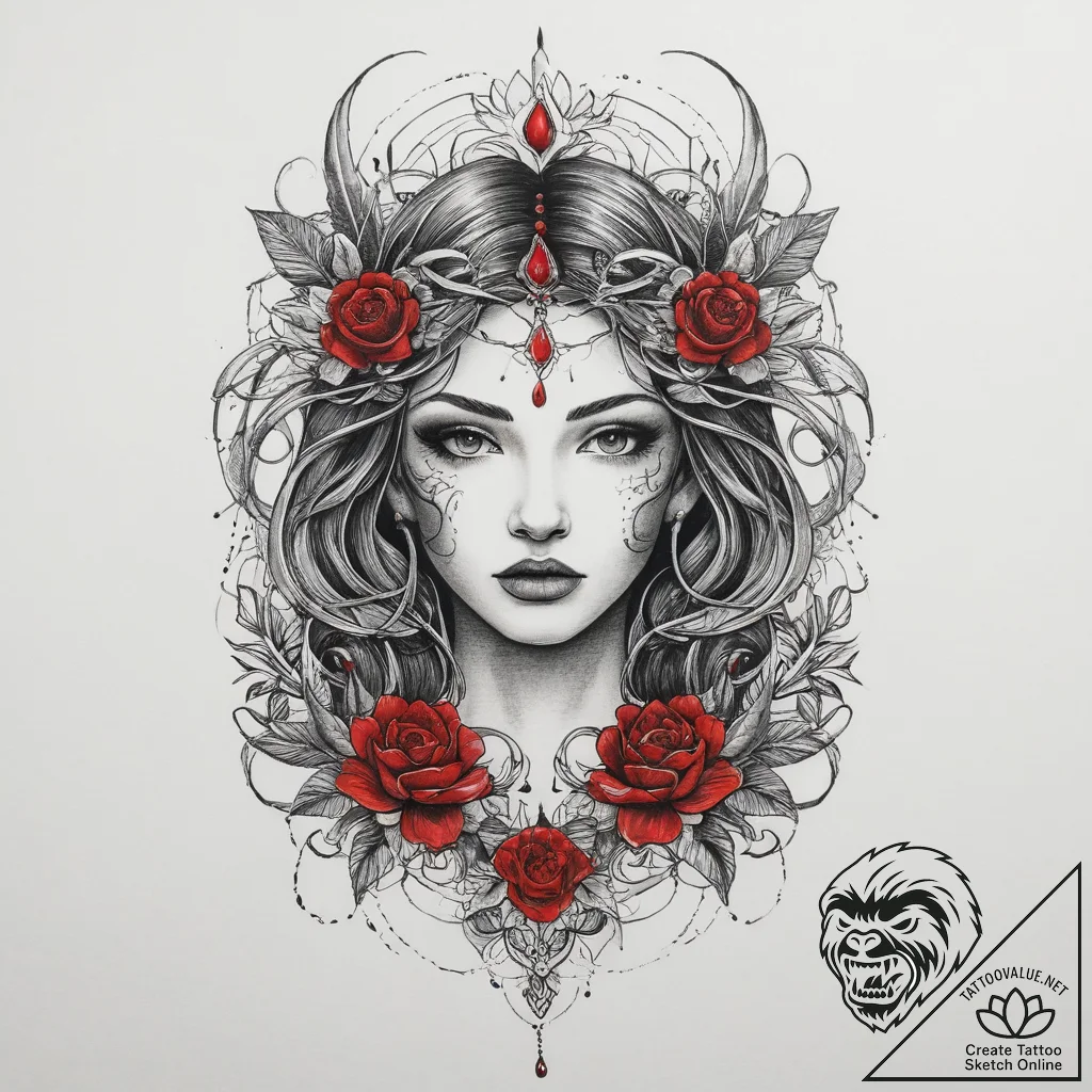Tattoo sketch nature, tattoo flash sheet desi... - tattoo sketch (№1759809858_0, 07.10.2025 04:04) — tattoovalue.net