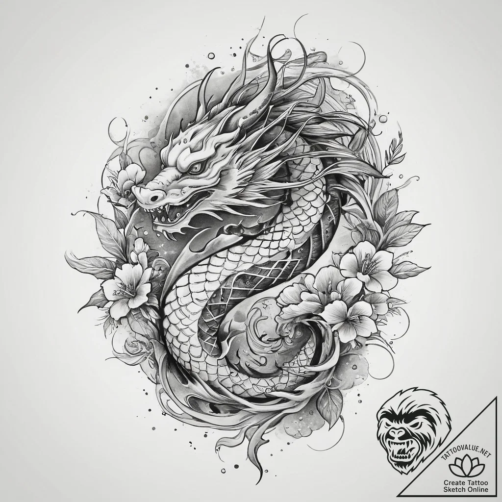 Tattoo sketch thyme, tattoo sketch design, ir... - tattoo sketch (№1759810512_0, 07.10.2025 04:15) — tattoovalue.net