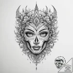 Tattoo sketch ash, tattoo line art, on a clea… – tattoo sketch (№1759811812_0, 07.10.2025 04:36) — tattoovalue.net