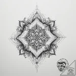 Tattoo sketch узор из штрихов, tattoo line ar… – tattoo sketch (№1759815502_0, 07.10.2025 05:38) — tattoovalue.net