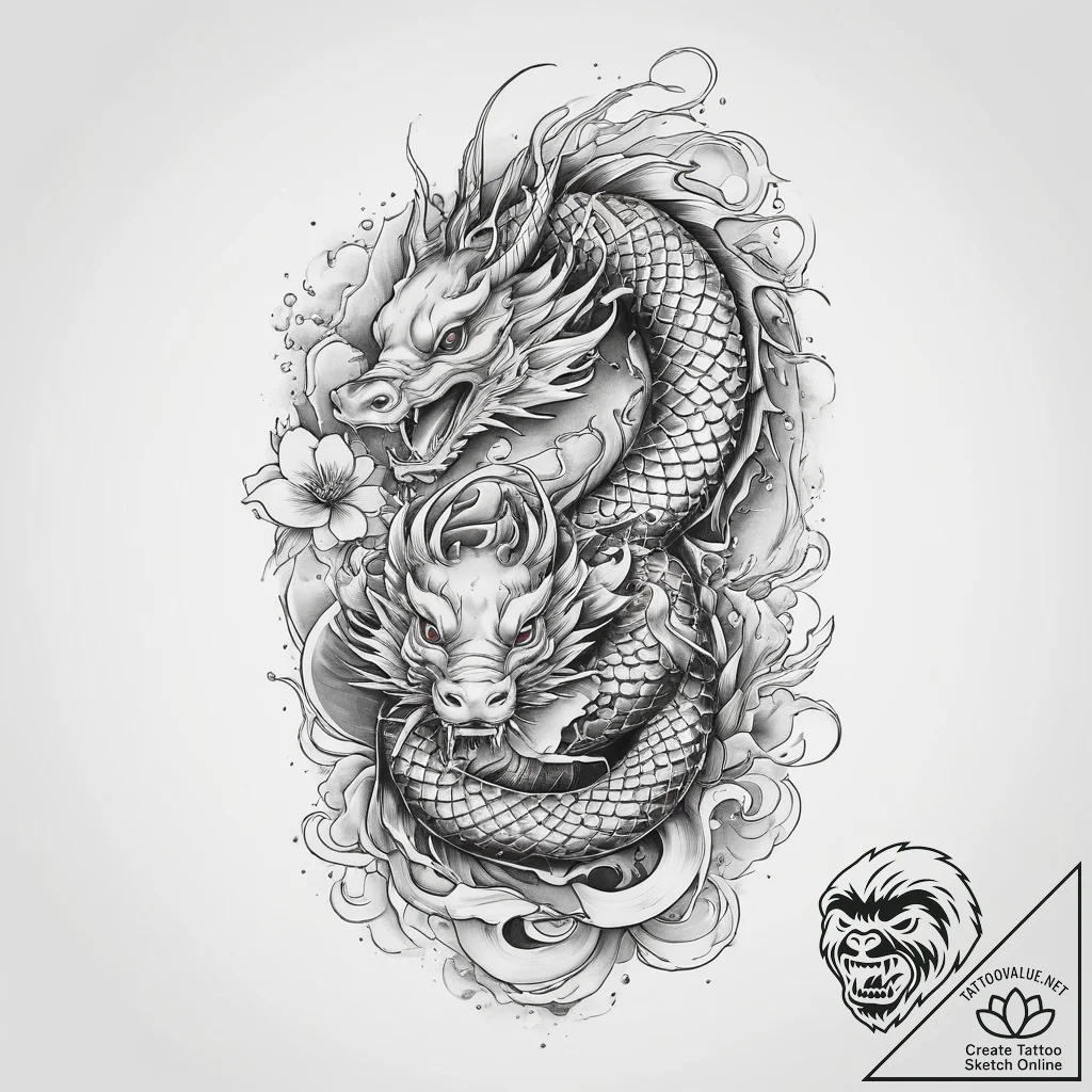 Tattoo sketch акула, tattoo line art, clean l... - tattoo sketch (№1759816796_0, 07.10.2025 05:59) — tattoovalue.net