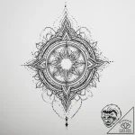 Tattoo sketch cosmic self, ink illustration f… – tattoo sketch (№1759817248_0, 07.10.2025 06:07) — tattoovalue.net