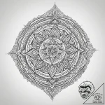 Tattoo sketch shield, tattoo line art, sepia… – tattoo sketch (№1759819006_0, 07.10.2025 06:36) — tattoovalue.net