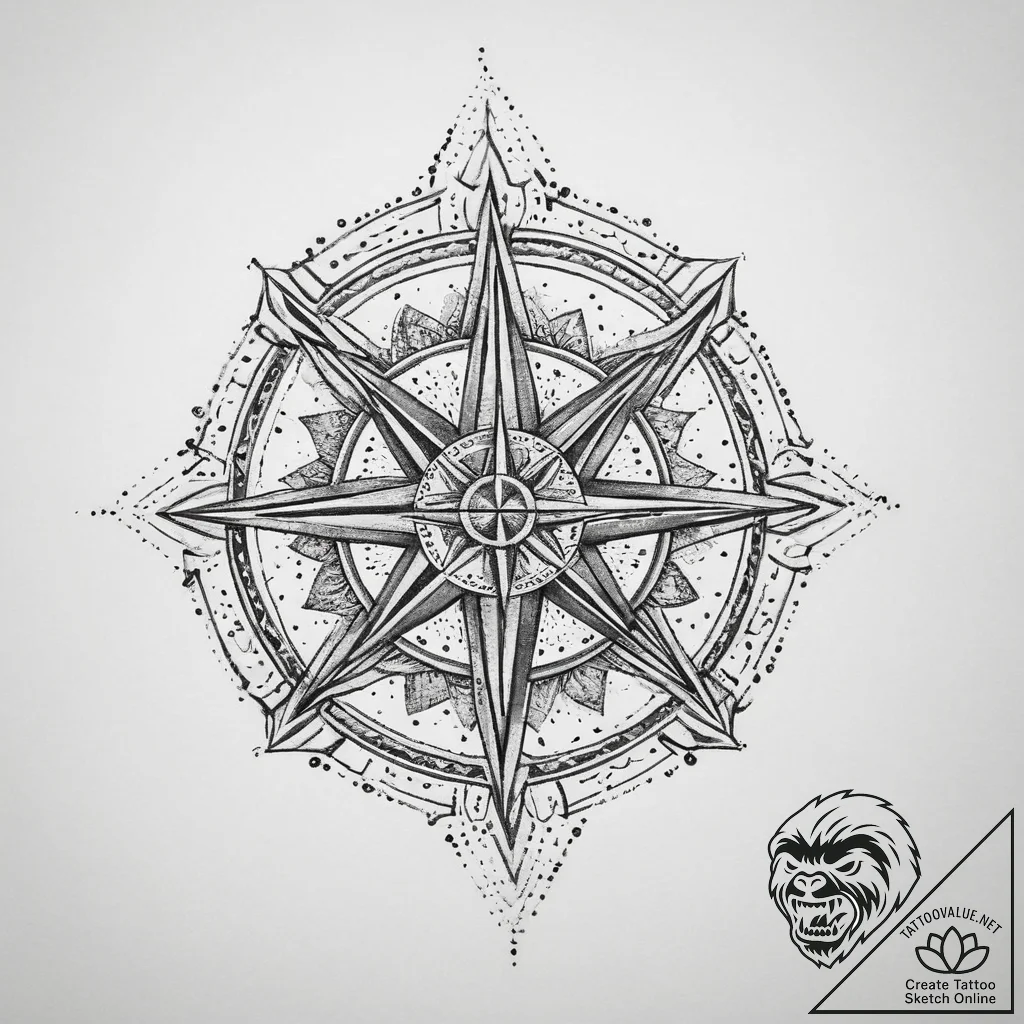 Tattoo sketch sacred space, artistic tattoo s... - tattoo sketch (№1759819224_0, 07.10.2025 06:40) — tattoovalue.net