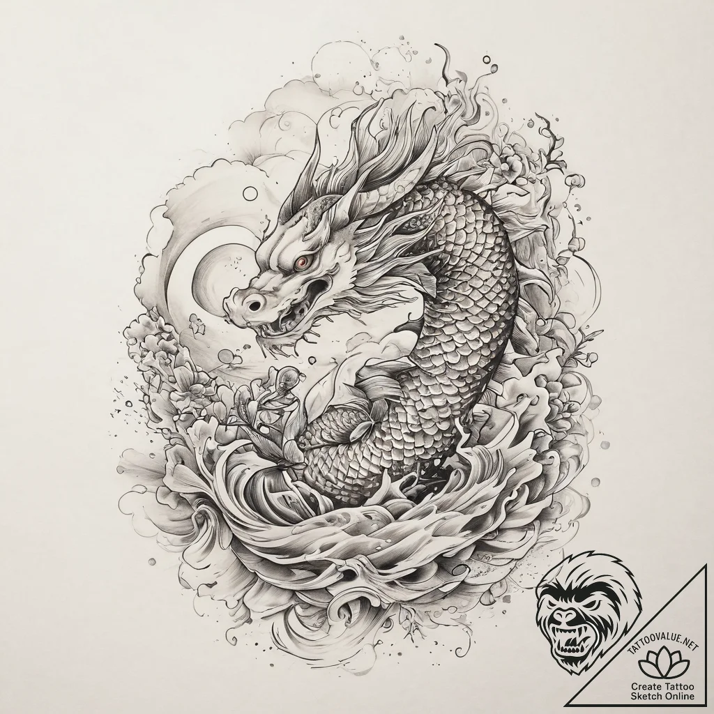 Tattoo sketch coral, tattoo drawing outline,... - tattoo sketch (№1759819440_0, 07.10.2025 06:44) — tattoovalue.net