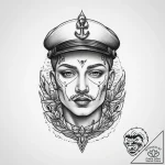 Tattoo sketch face, tattoo flash sheet design… – tattoo sketch (№1759825511_0, 07.10.2025 08:25) — tattoovalue.net