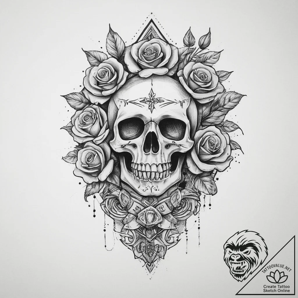 Tattoo sketch dust, tattoo sketch design, chi... - tattoo sketch (№1759827024_0, 07.10.2025 08:50) — tattoovalue.net