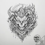 Abstract & conceptual magic, tattoo flash she… – tattoo sketch (№1759827240_0, 07.10.2025 08:54) — tattoovalue.net